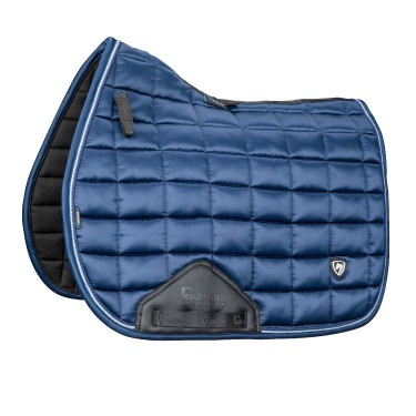 Tapis de selle Eltar Satin Shires Arma Marine Bleu marine