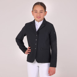 Veste de concours Optima Gx jeune cavalier Shires Aubrion Noir