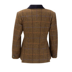 Veste Saratoga enfant Shires Aubrion Carreaux chêne marron Motifs