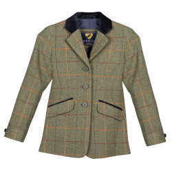 Veste Saratoga enfant Shires Aubrion Carreaux rouge / jaune / bleu Motifs