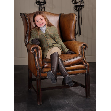 Shires Aubrion Saratoga kinderjas Rood/geel/blauwe ruiten Motieven