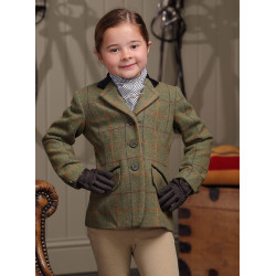 Veste Saratoga enfant Shires Aubrion Carreaux rouge / jaune / bleu Motifs