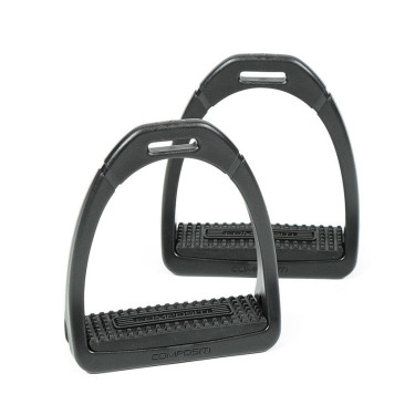 Étriers Premium Profile Shires Compositi Noir Étriers Premium Profile Shires Compositi Noir