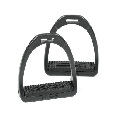 Étriers Premium Profile Shires Compositi Noir Étriers Premium Profile Shires Compositi Noir