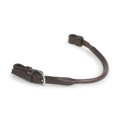 Nepketting van rond leer Shires Velociti Gara Havana Bruin