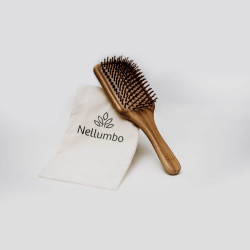 Brosse Démêlante bambou Nellumbo Brosse Démêlante bambou Nellumbo