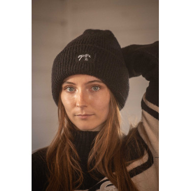 Bonnet Pénélope Solena femme Noir