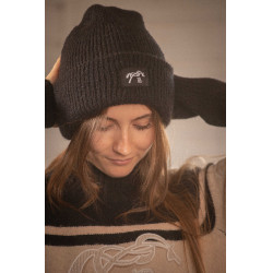 Bonnet Pénélope Solena femme Noir