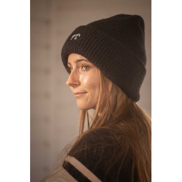 Bonnet Pénélope Solena femme Noir