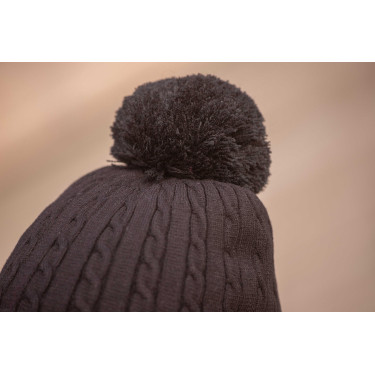 Bonnet Pénélope Virgie femme Noir