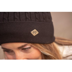 Bonnet Pénélope Virgie femme Noir