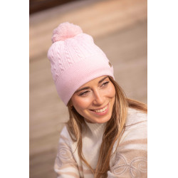 Bonnet Pénélope Virgie femme Rose pâle