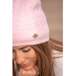 Bonnet Pénélope Virgie femme Rose pâle