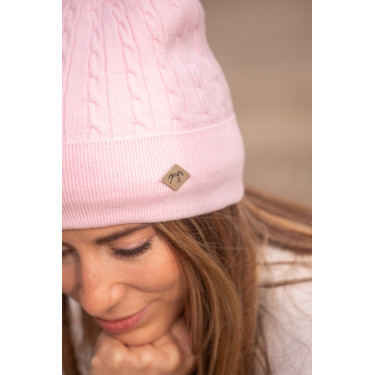 Bonnet Pénélope Virgie femme Rose pâle