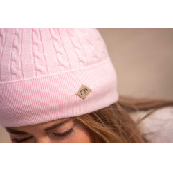 Bonnet Pénélope Virgie femme Rose pâle
