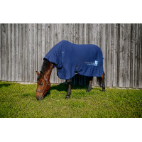 Couverture Cool&dry Equithème Fresh Combo Marine Bleu marine
