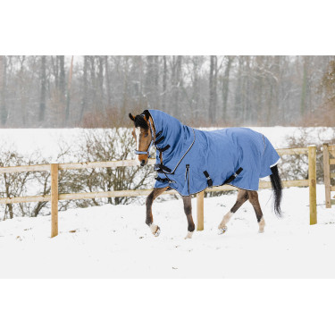 Nekbeschermer Equithème Tyrex Aisance 1200D Blauw