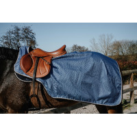 Equithème Tyrex 1200D achterzadeldeken Kobaltblauw