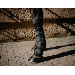 Koel&droog peesbeschermers Equithème Fresh Zwart