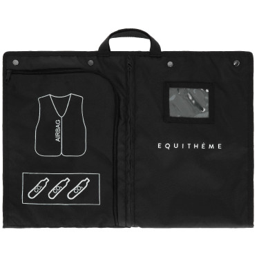 Housse de protection airbags Equithème Noir