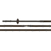 Rênes sangle Norton Pro EK-Cuir huilé Havane Marron