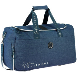 Sac week end Je t'aime Equithème Denim Bleu