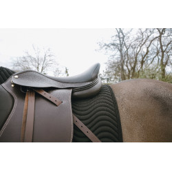 Selle Eric Thomas Hybrid EK-Confortech Jump Havane Marron