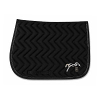 Tapis de selle Pénélope Velours Noir / noir