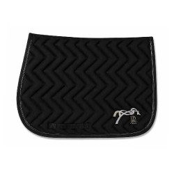 Tapis de selle Pénélope Velours Noir / noir