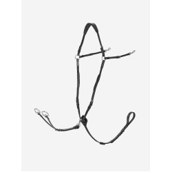 Collier de chasse avec martingale LeMieux Noir / argent