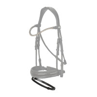 Noseband LeMieux Kudos Marront / argent Noseband LeMieux Kudos Marront / argent