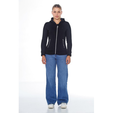Sweat Zip Harcour Sworm femme Noir Sweat Zip Harcour Sworm femme Noir