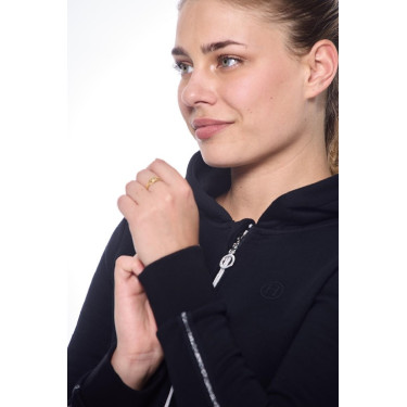 Sweat Zip Harcour Sworm dames Zwart Sweat Zip Harcour Sworm dames Zwart