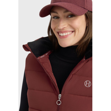 Veste sans manches Harcour Cinderella femme Vigne Bordeaux