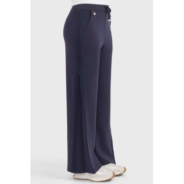 Damesbroek Harcour Clarisse in tricotstof Marine Marineblauw Damesbroek Harcour Clarisse in tricotstof Marine Marineblauw