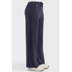 Pantalon Maille Harcour Clarisse femme Marine Bleu marine