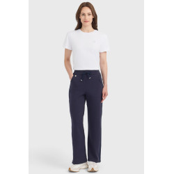 Damesbroek Harcour Clarisse in tricotstof Marine Marineblauw Damesbroek Harcour Clarisse in tricotstof Marine Marineblauw