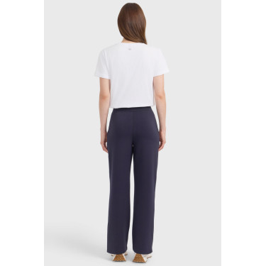 Damesbroek Harcour Clarisse in tricotstof Marine Marineblauw Damesbroek Harcour Clarisse in tricotstof Marine Marineblauw