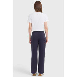 Pantalon Maille Harcour Clarisse femme Marine Bleu marine