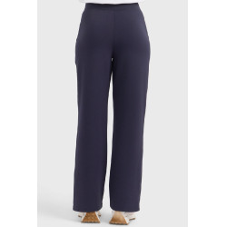 Damesbroek Harcour Clarisse in tricotstof Marine Marineblauw Damesbroek Harcour Clarisse in tricotstof Marine Marineblauw
