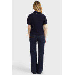 Polo pullover Harcour Cherry femme Marine Bleu marine