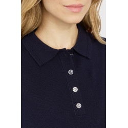Polo pullover Harcour Cherry femme Marine Bleu marine