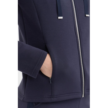 Damesvest met rits Harcour Clarianne Marine Marineblauw