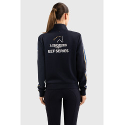 Sweatshirt zippé Budapest Unisex EEF x Harcour Marine Bleu marine
