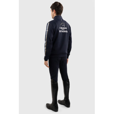 Sweatshirt zippé Budapest Unisex EEF x Harcour Marine Bleu marine