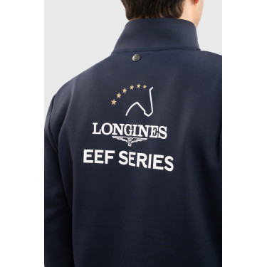 Sweatshirt zippé Budapest Unisex EEF x Harcour Marine Bleu marine