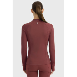 T-shirt technique Harcour Calista femme Vigne Bordeaux