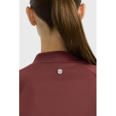 Technisch T-shirt Harcour Calista dames Wingerd Bordeaux
