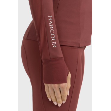 T-shirt technique Harcour Calista femme Vigne Bordeaux