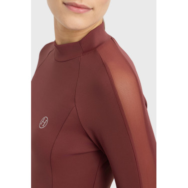 T-shirt technique Harcour Calista femme Vigne Bordeaux